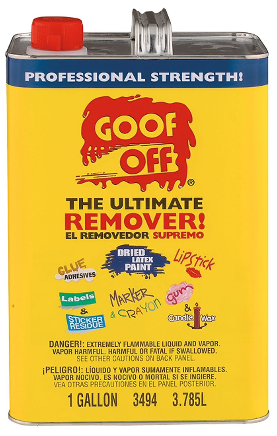 1 Gallon VOC Goof Off Cleaner FG657 [Set of 4]