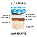 Flourish - Protein Pancake & Waffle Mix, Whey Protein Isolate & Flax Seed, Non-GMO, No Added Sugar, Superfood, High Protein & Fiber, Just Add Water - Vanilla, 16oz