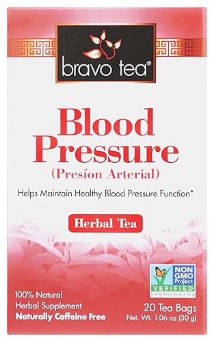 Bravo Tea Blood Pressure Caffeine Free 20 Tea Bags