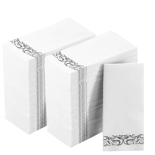 Vplus 400 Pack Paper Napkins Guest Towels Disposable Premium Quality 3-ply Dinner Napkins Disposable Soft, Absorbent, Perfect for Kitchen, Wedding