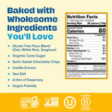 Gluten Free Partake Teeny Tiny Crunchy Chocolate Chip Cookies - Vegan - Free From the Top 9 Allergens Including Dairy, Wheat, Soy, Eggs, & Peanuts