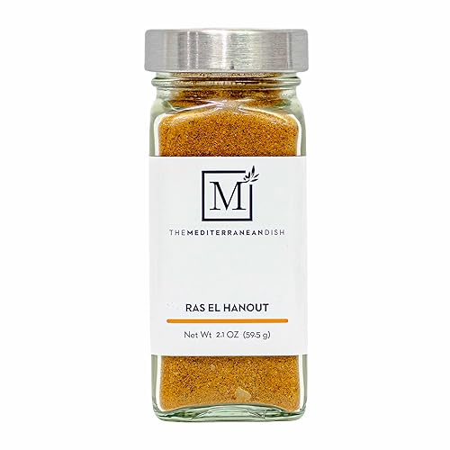 The Mediterranean Dish Ras El Hanout - Warm, Exotic, Sweet and Savory Blend for Cooking and Grilling - Gourmet Chef Essential - North African