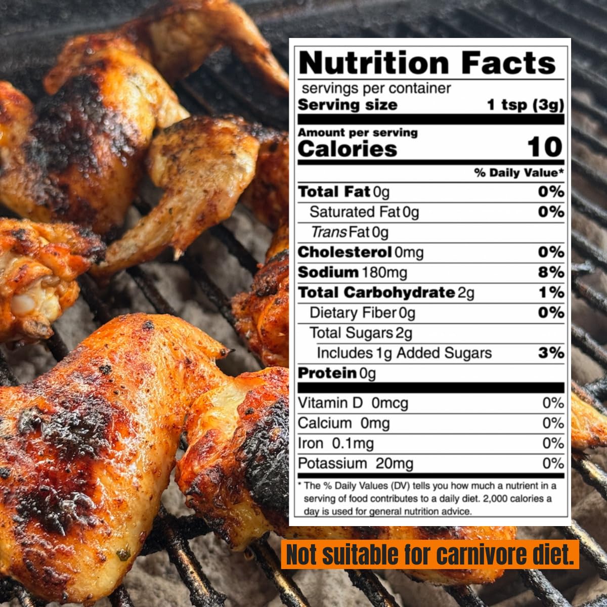 Hardcore Carnivore Hot Honey Butter Mix (12.5 oz Shaker) Texas-Made Seasoning Blend for Sweet and Spicy Compound Butter