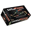 Safeguard, Nitrile Disposable Gloves, Powder Free, Industrial Grade Gloves, Latex Free, Dispenser Pack, Small Size, Black, 100 Pc