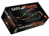 Safeguard, Nitrile Disposable Gloves, Powder Free, Industrial Grade Gloves, Latex Free, Dispenser Pack, Small Size, Black, 100 Pc