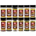 Lieber's Spice Set, Starter Seasoning & Herb 12 Piece Gift Set, Onion & Garlic Powder, Black, White, Crushed Red Pepper, Paprika, Oregano, Basil