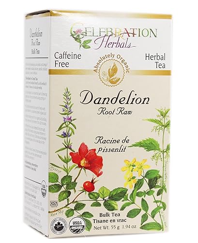 CELEBRATION HERBALS Dandelion Root Raw Organic 65 gm, 0.02 Pound