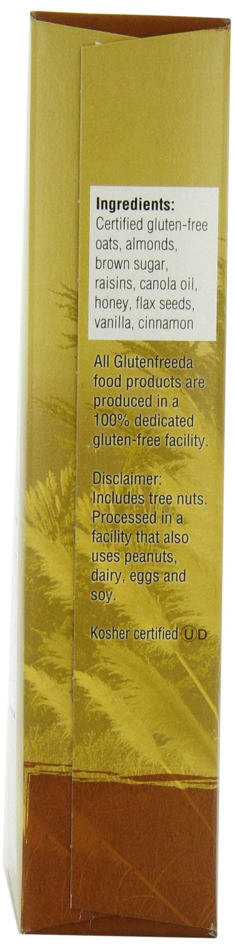 Glutenfreeda Gluten Free Granola Cereal, Raisin Almond Honey, 10.5-ounces, 8 Pack
