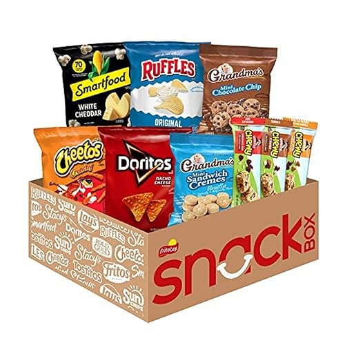 Frito-Lay Lunch Box Mix, Chips, Cookies and Quaker Chewy Bars Variety Pack, (Pack of 40)