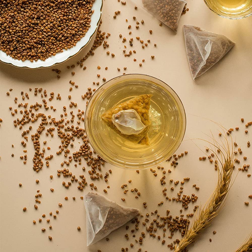 TEARELAE - Himalayan Tartary Buckwheat Teabags 6.35oz/180g (6g x 30 Bags) - Pure Natural Buckwheat Tea - Caffeine Free - Roasted Nuts Aroma - Non-GMO