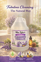Miss Tyler's Fabulous All Purpose Cleaning Vinegar with Pure Lavender and Pine Oils, 128 Fluid Ounces