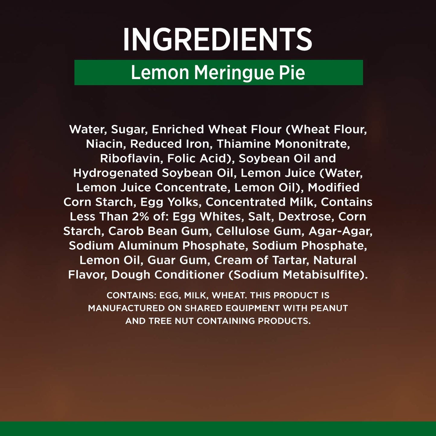 Marie Callenders Marie Callender's Lemon Meringue Pie Frozen Dessert, 31.5 OZ