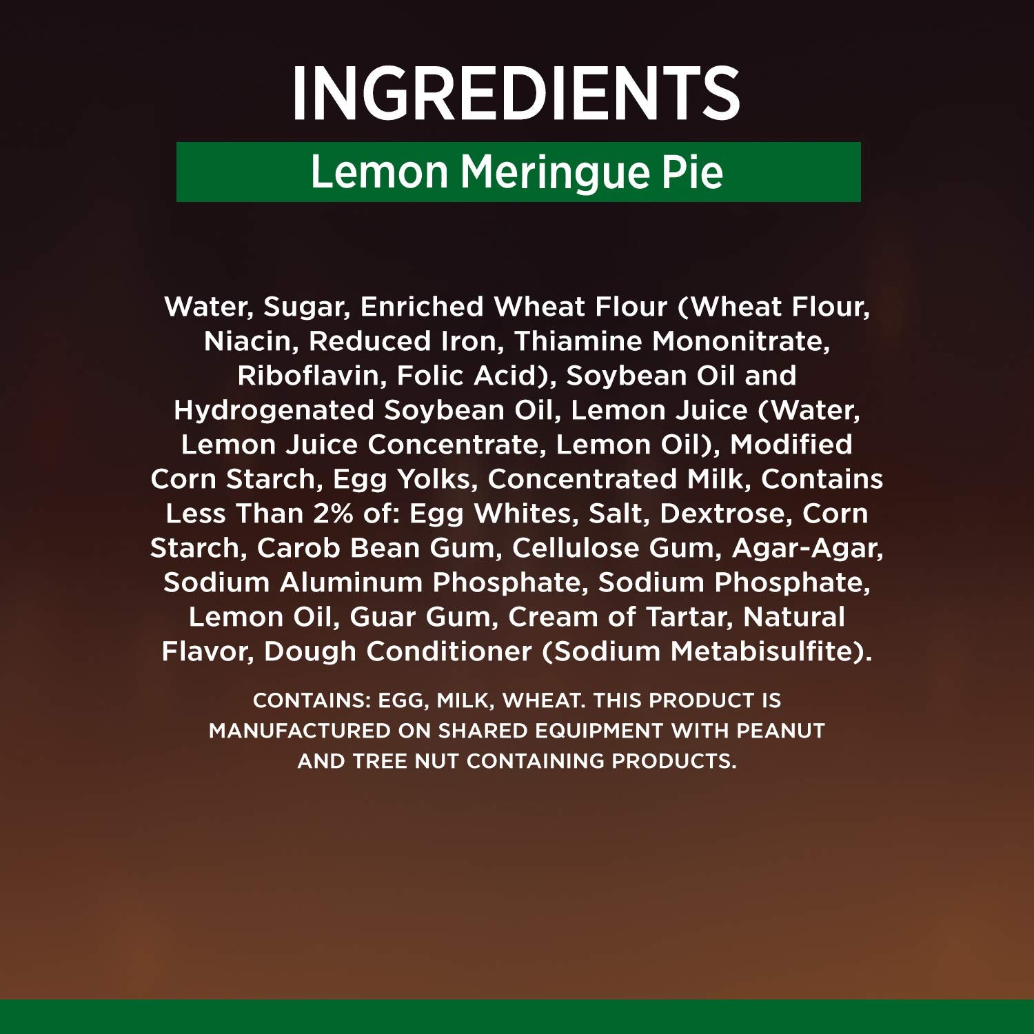 Marie Callenders Marie Callender's Lemon Meringue Pie Frozen Dessert, 31.5 OZ