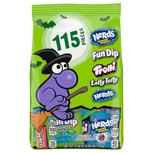 Ferrera, Variety Seekers 115 Piece Halloween Candy Mix, 47.6 Ounce