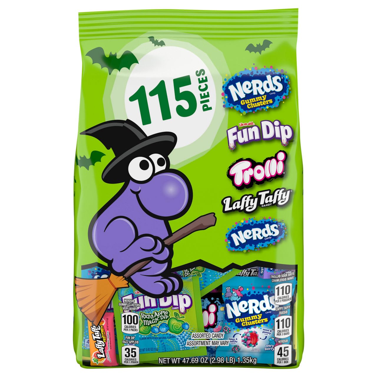 Ferrera, Variety Seekers 115 Piece Halloween Candy Mix, 47.6 Ounce