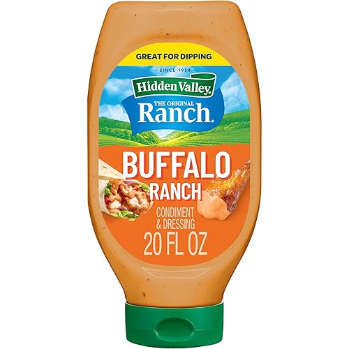Hidden Valley Easy Squeeze Buffalo Ranch Topping and Dressing, 20 FZ