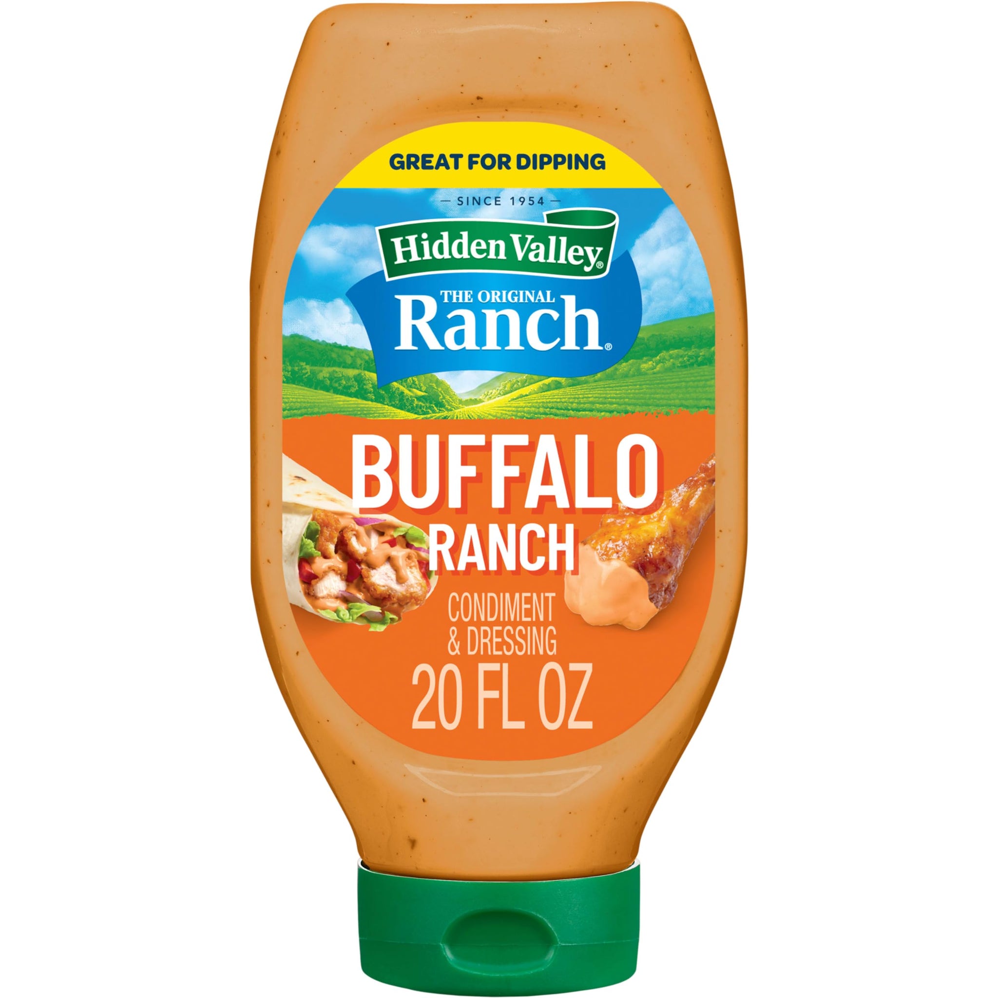 Hidden Valley Easy Squeeze Buffalo Ranch Topping and Dressing, 20 FZ