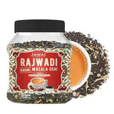 JAWAI RAJWADI KADAK MASALA CHAI TEA, Organic Black Tea, Loose Leaf & Spiced Blend with Spices Like Ginger, Cardamom, Clove, Cinamon, Black Pepper