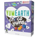 YumEarth Valentine's Choco Yums, 15 Individually Wrapped Snack Packs, Allergy Friendly, Gluten Free, Non-GMO, Vegan, No Artificial Dyes (7.5 Ounce