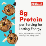 Happy Wholesome Almond Coconut Chocolate Protein Balls, 10 Count, 7.05oz Bag, 8g Protein per Serving, Individually Wrapped, Gluten Free Snack