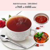 Taiping HK Rose Instant Black Tea Powder Classic-100% Tea Leaves 30 Single Serve Stick Packs Unsweetened No Additives On-the-Go for Travel, Work