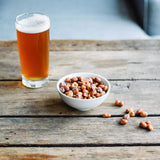BEER NUTS Original Peanuts - Travel Size Sweet & Salty Bar Nuts - Gluten Free, Kosher, Low Sodium Peanut Snacks Made In The USA - 12oz Resealable Can