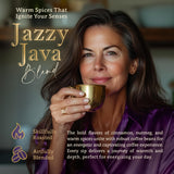 Jazzy Java Flavored Ground Coffee, Organic Medium Roast, Single Origin Dominican Arabica, Naturally Flavored, No Added Sugar, 16 oz | Coffea Flavor