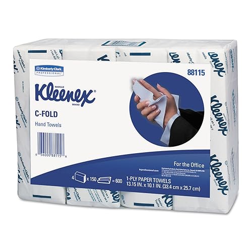 C-Fold Paper Towels, 10 1/8 x 13 3/20, White, 150/Pack, 16/Carton