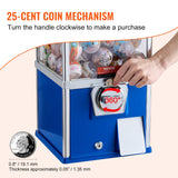 VEVOR Gumball Machine for Kids, 25" Height Home Vending Machine, PS Bouncy Balls Dispenser, Hold 230 Capsule Toys, Rectangle Bubble Gum Machine
