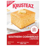 Krusteaz Baking Variety Pack - Southern Cornbread & Muffin Mix (11.5 oz, 2 Count) & Pie Crust Mix (20 oz, 2 Count) - 4 Box Bundle (Variety Pack)