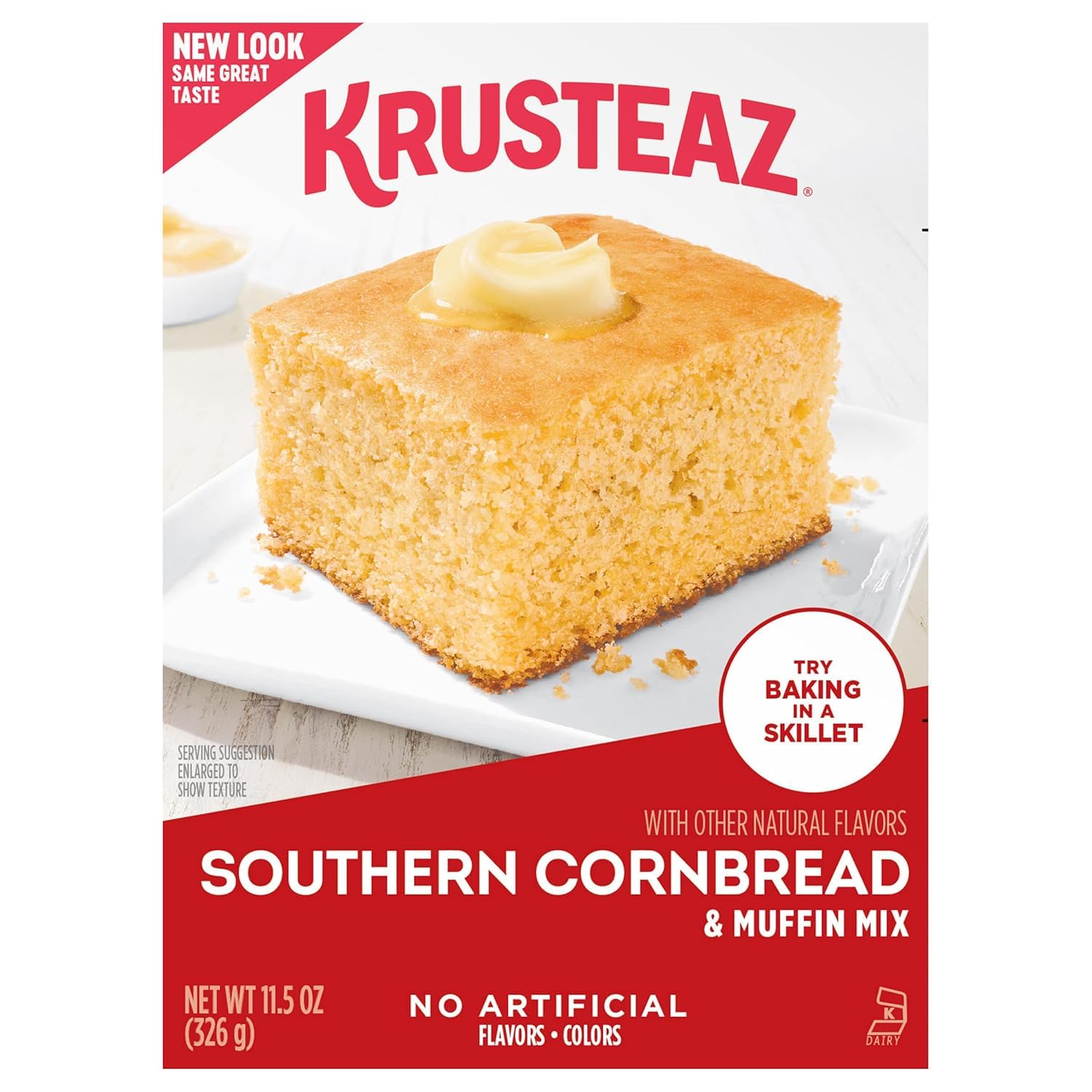Krusteaz Baking Variety Pack - Southern Cornbread & Muffin Mix (11.5 oz, 2 Count) & Pie Crust Mix (20 oz, 2 Count) - 4 Box Bundle (Variety Pack)