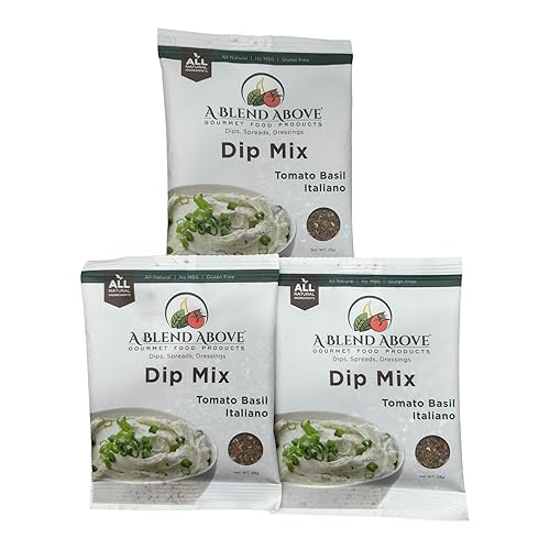A Blend Above Tomato Basil Italiano Dip Mix, 1 oz, (3 Pack)