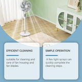 Lunkun Fan Cleaner Spray, Household Powerful Fan Cleaner, Effortless Fans Blade Cleaners No-Rinse, Degreasing & Dust Removal Formula, Quick Wipe Clean