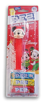 Pez Candy Dispenser Holiday Stocking Stuffer with 3 Pez Rolls (Mickey Mouse)