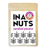InaNuts Candied Pecans, NO Added Sugar, Gluten Free, Dairy Free, Keto & Paleo Friendly, Low Carb Healthy Super Nut, 8oz Bag