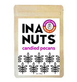 InaNuts Candied Pecans, NO Added Sugar, Gluten Free, Dairy Free, Keto & Paleo Friendly, Low Carb Healthy Super Nut, 8oz Bag