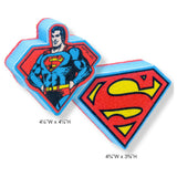 Spoontiques Superman Premium Sponge Set - 2-Pack Multi-Purpose Cleaning Sponges - Dual-Sided Non-Scratch Scrub & Absorbent Wipe - Durable, Reusable