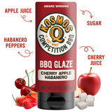 Spicy Sweet Cherry Apple Habanero BBQ Glaze by Kosmo's Q