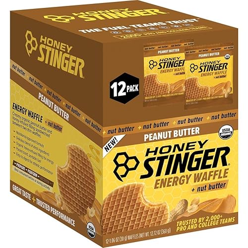 Honey Stinger Stinger Waffle - 12-Pack Peanut Butter, One Size