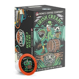 Bones Coffee Company Flavored Coffee Bones Cups Irish Cream Flavored Pods | 12ct Single-Serve Coffee Pods Compatible with Keurig 1.0 & 2.0 Keurig