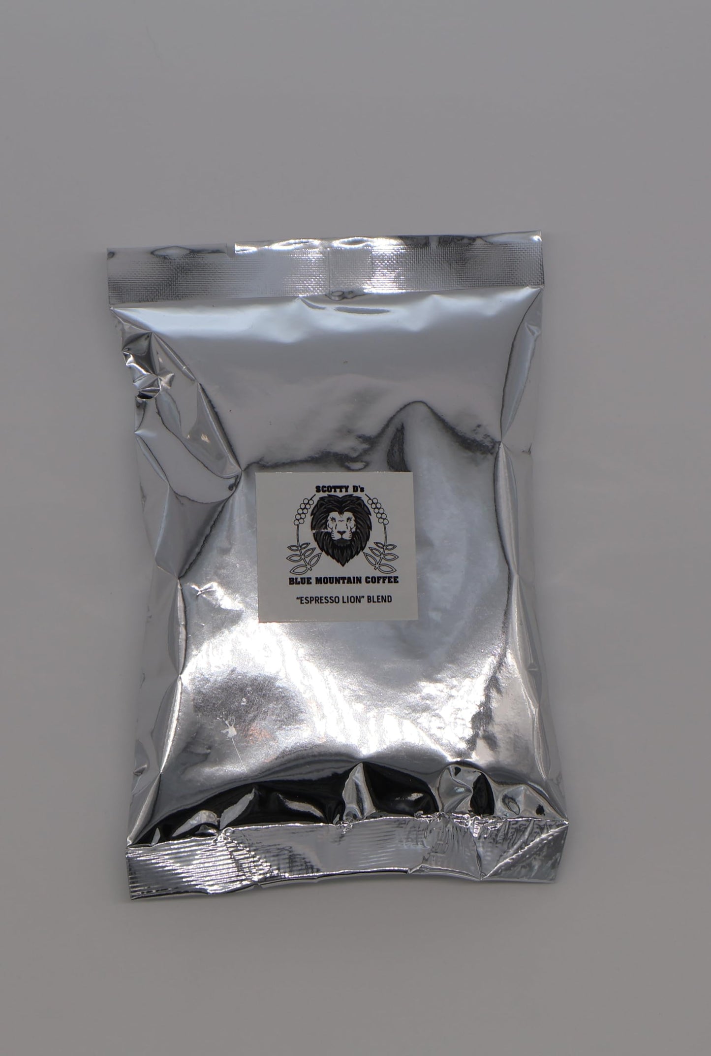 Scotty D's Jamaican Coffee "Espresso Lion" Blend- Blue Mountain Espresso Blend (French Roast)(Dark Roast) 3 oz. (Ground Coffee)
