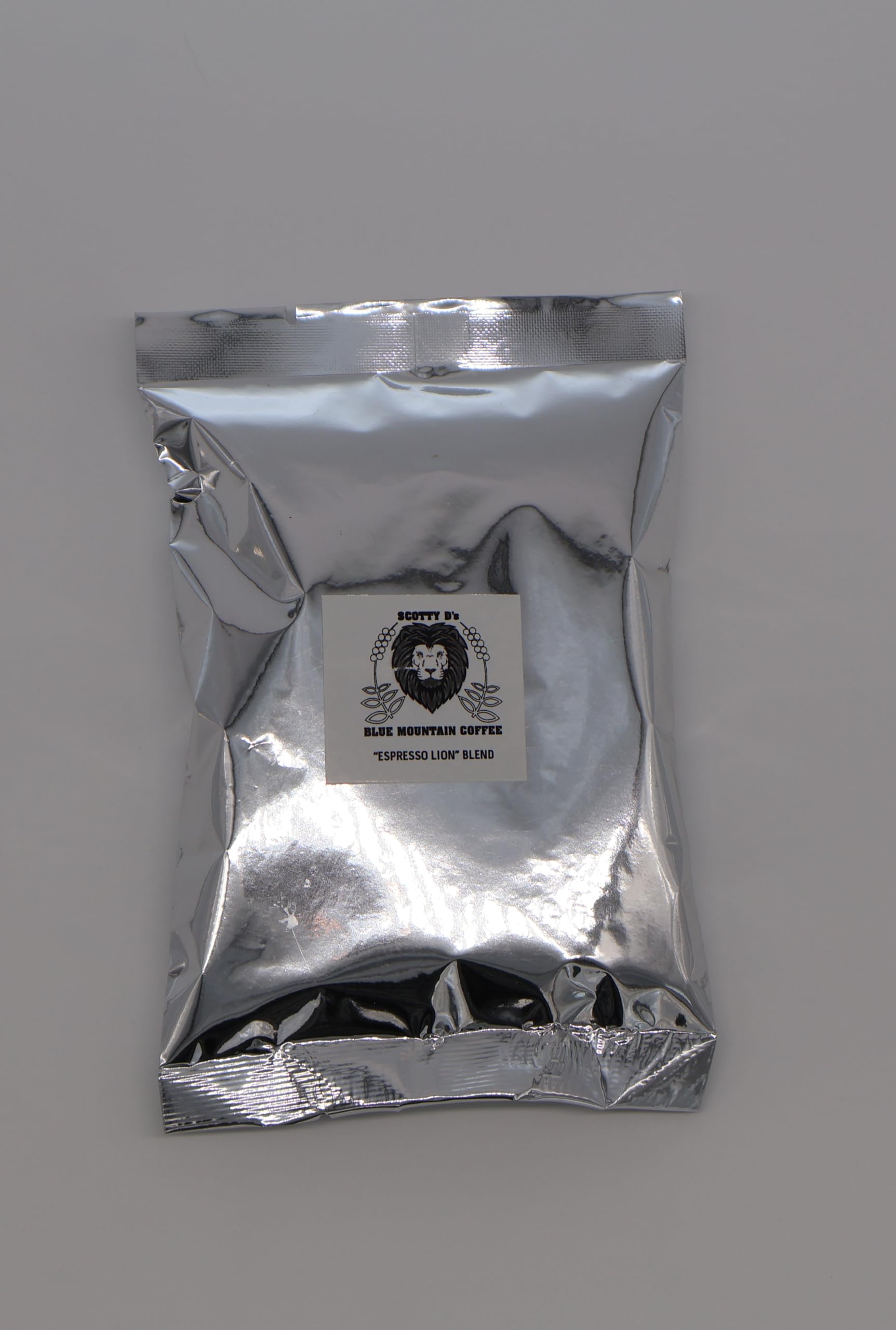 Scotty D's Jamaican Coffee "Espresso Lion" Blend- Blue Mountain Espresso Blend (French Roast)(Dark Roast) 3 oz. (Ground Coffee)