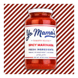 Yo Mamas Foods Sauce Spicy Marinara, 25 oz
