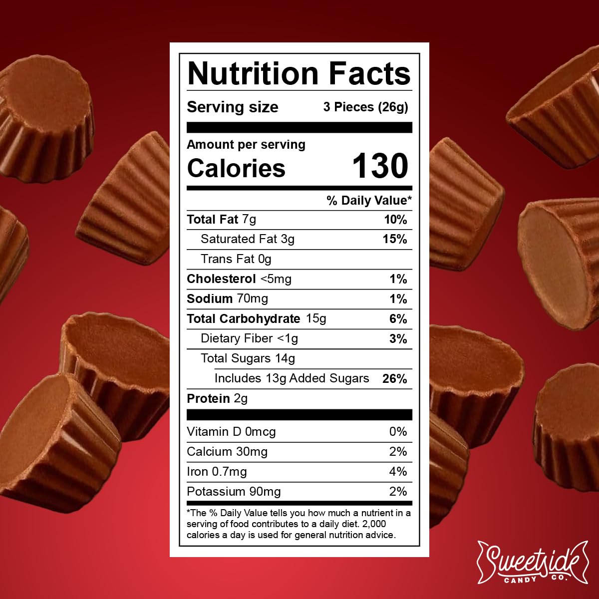 Peanut Butter Miniature Cups, 2lb Pack of Peanut Butter Cups Bulk, Perfect ReesCups for Stocking, Dessert Toppings, Party Favors and Gift Baskets