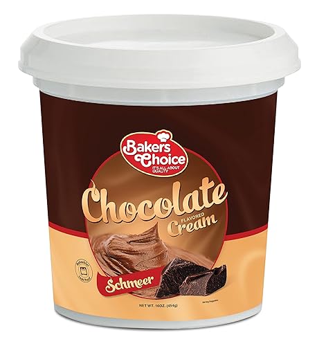 Premium Chocolate Spread -16 oz. - Rich & Creamy Pastry Filling, Breakfast Syrups & Toppings for Cakes, Cookies and Desserts - Dairy Free, Kosher