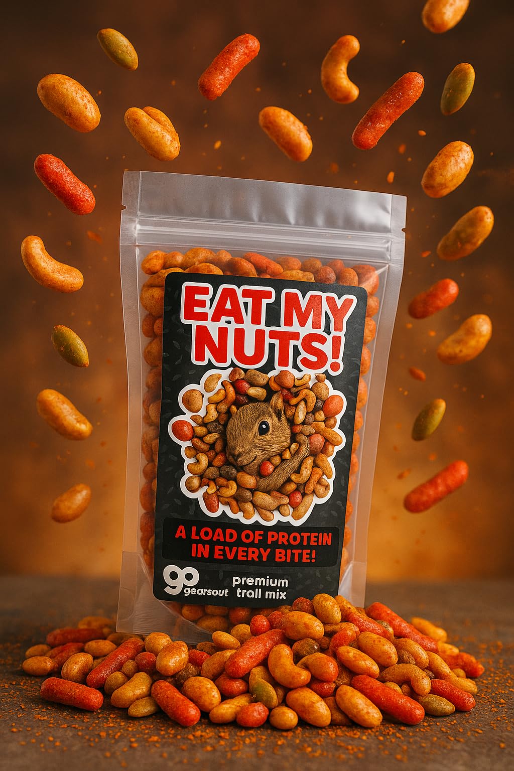 Eat My Nuts Trail Mix - Funny Snack Mix for Men - Weird Stocking Stuffer, Made in the USA