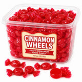 Cinnamon Candy Discs, Bulk 2.5 lb Tub (40 oz) Individually Wrapped Old