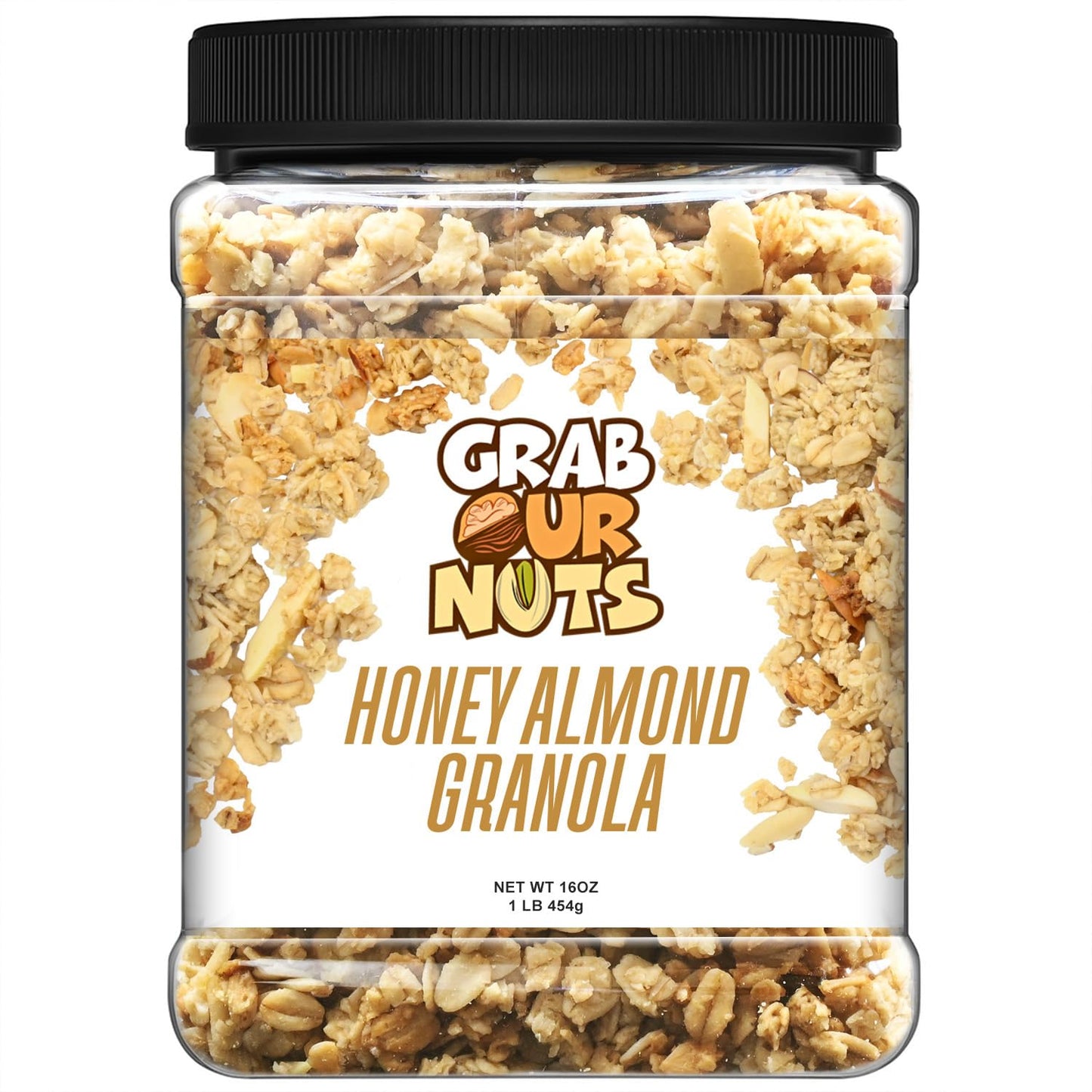 Grab Our Nuts Honey Almond Granola - 16 Ounces