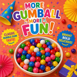 A Great Surprise - 1-Inch Rainbow Gumballs - 4 lb Bulk Bag - No Artificial Dyes - Vibrant Naturally Colored Gumballs for Vending Machines, Candy