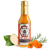 Black Bee Apple Rosemary Habanero Hot Sauce | Fresh Fuji Apple & Rosemary | Medium Hot | Gourmet Sauce for Chicken, Lamb & Pork | Quality Fresh